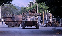 2 Cavalry Regt ASLAVS INTERFET Dili 24 September 1999